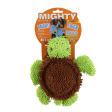 Mighty Microfibre Dog Squeaky Toy, Ball Turtle in Green Supply