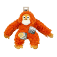 Squeaky Plush Dog Toy: Orangutan Rope Body Cheap