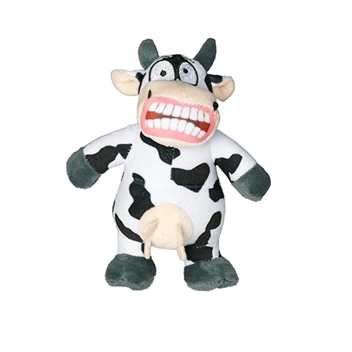 Mighty Angry Animal Dog Squeaky Toy, Angry Cow (mini and regular size) Sale