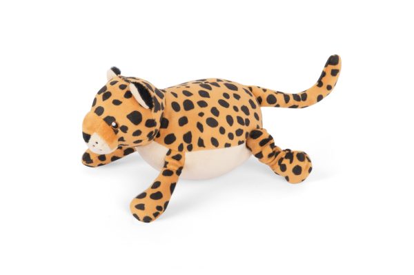 Big Five of Africa, Squeaky Plush Dog Toy, Logan the Leopard Supply