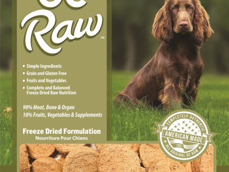 OC Raw Dog Food Freeze Dried Raw Turkey & Produce Sliders 14oz For Sale