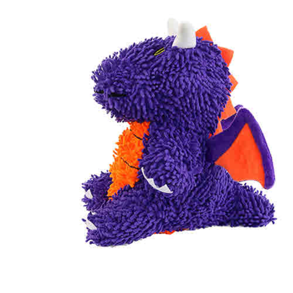 Mighty Microfibre Dog Squeaky Toy, Ball Dragon in Purple Cheap