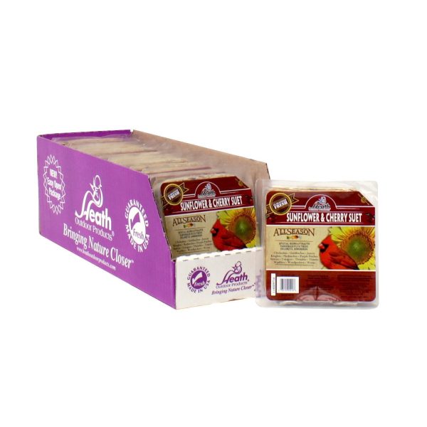 Heath Sunflower & Cherry Suet Cake (DD-16) - 12 Pack Online now