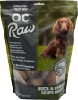 OC Raw Dog Food Freeze Dried Raw Duck & Produce Sliders 14oz For Sale