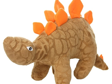 Mighty Dinosaur Dog Tug and Fetch Toys, Stegosaurus (mini and regular size) on Sale