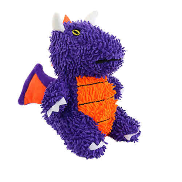 Mighty Microfibre Dog Squeaky Toy, Ball Dragon in Purple Cheap