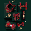 Holiday Squeaky Plush Dog toys, Tartan Plaid Flannel Online Sale