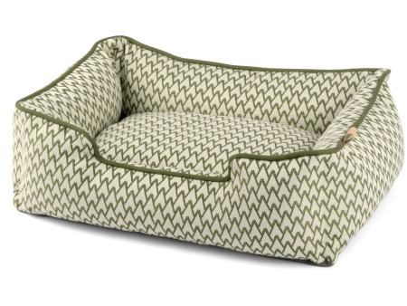 [Pre Order] Lounge Dog Bed: Vineyard Olive Green Online Hot Sale