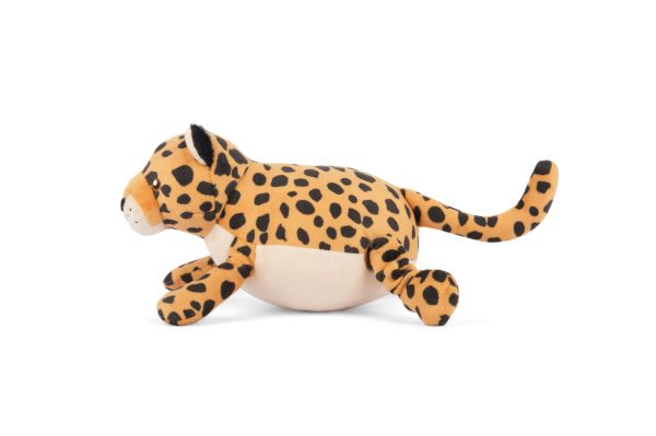 Big Five of Africa, Squeaky Plush Dog Toy, Logan the Leopard Supply