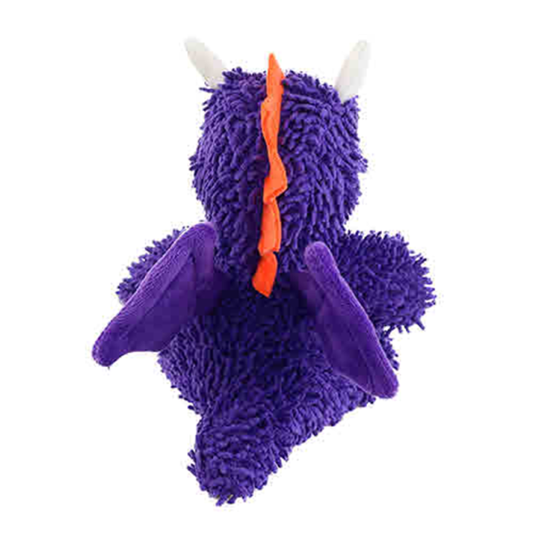 Mighty Microfibre Dog Squeaky Toy, Ball Dragon in Purple Cheap