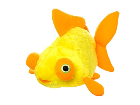 Mighty Ocean Dog Squeaky Toy, Gideon the Goldfish (mini and regular size) Discount