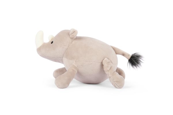 Big Five of Africa, Squeaky Plush Dog Toy, Rina the Rhino Discount