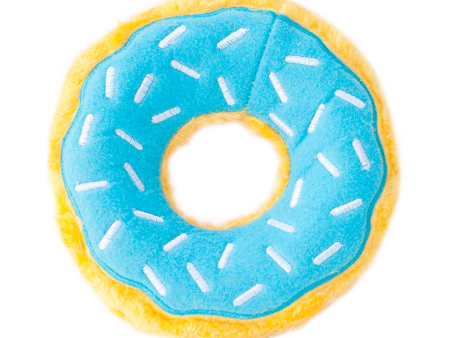 Zippy Squeaky Dog Toy, Donutz Blueberry Jumbo Online Sale