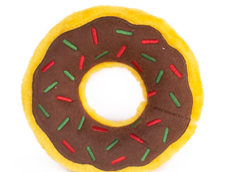 Zippy Squeaky Dog Toy, Donutz Gingerbread Hot on Sale